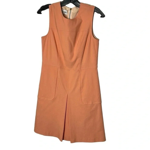 Sara Campbell dress women size 6 , coral,classy,lined, chic,dress.Career,event - Picture 4 of 12